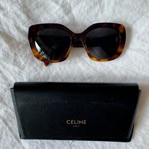 Celine Triomphe 04 Tortoiseshell Sunglasses